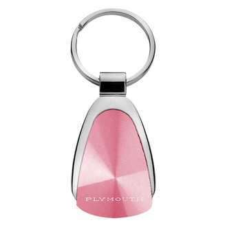 Autogold® - Plymouth Pink Teardrop Key Chain
