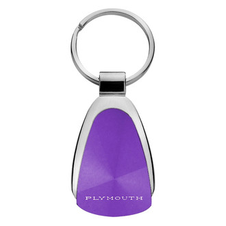 Autogold® - Plymouth Classic Purple Teardrop Key Chain