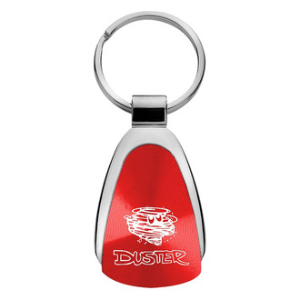 Autogold® - Duster Red Teardrop Key Chain