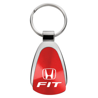 Autogold® - Fit Red Teardrop Key Chain