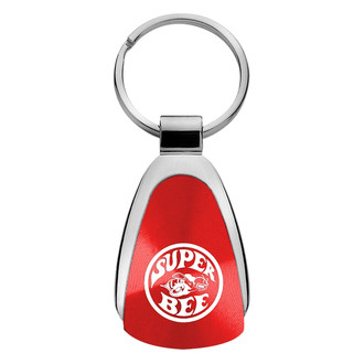 Autogold® - Super Bee Red Teardrop Key Chain