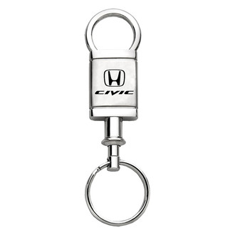 Autogold® - Civic Satin-Chrome Valet Key Chain