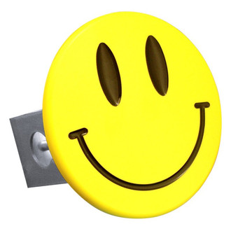 Autogold® - Yellow Hitch Cover with Smiley Face Logo
