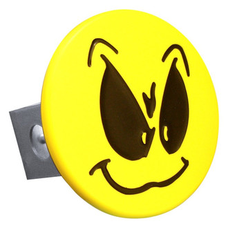 Autogold® - Yellow Hitch Cover with Grimace Smiley Face Logo
