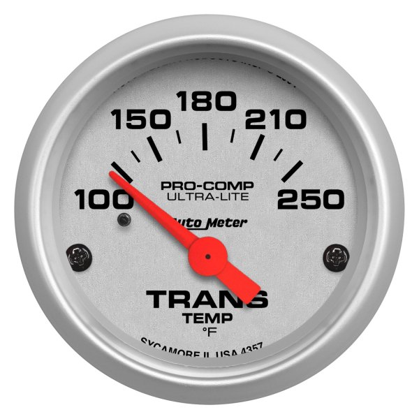 Auto Meter® - Ultra-Lite Series 2-1/16" Transmission Temperature Gauge, 100-250 F