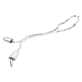 AWE Tuning® - Touring Edition™ 304 SS Resonated Exhaust System with Split Rear Exit