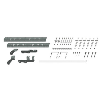 B&W Trailer Hitches® - 5th Wheel Mounting Rails with Quick Fit Custom Installation Brackets