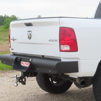 Back Road® - Pipe Force Series Full Width Black Powder Coated Rear HD Bumper