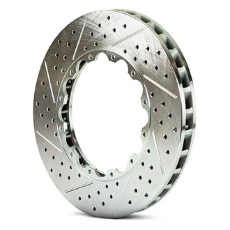 Baer® - Replacement Drilled and Slotted 2-Piece Front Driver Side Brake Rotor Ring