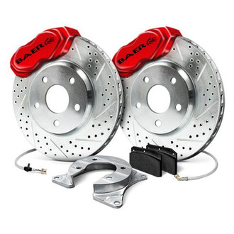 Baer® - SS4 Drilled and Slotted Rear Brake System