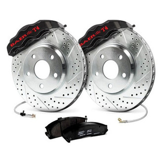 Baer® - Track4 Drilled and Slotted Front Brake System
