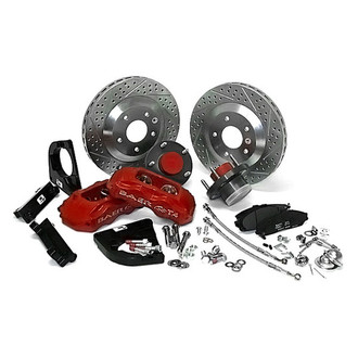 Baer® - Track4 Drilled and Slotted Front Brake System