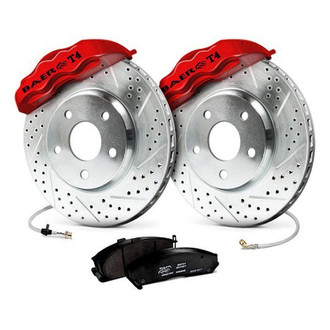 Baer® - Track4 Drilled and Slotted Front Brake System