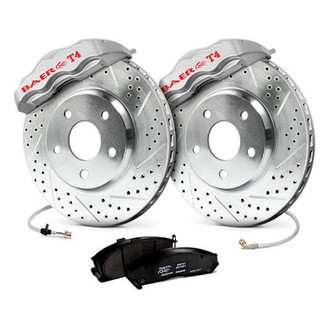 Baer® - Track4 Drilled and Slotted Front Brake System