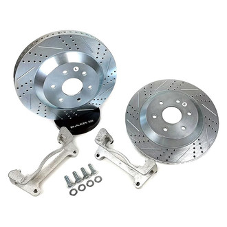 Baer® - BIG Claw Drilled and Slotted 1-Piece Front Brake Rotor Kit