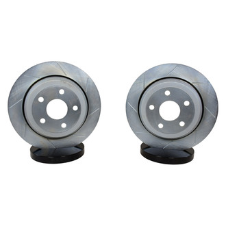 Baer® - Claw Slotted 1-Piece Rear Brake Rotors