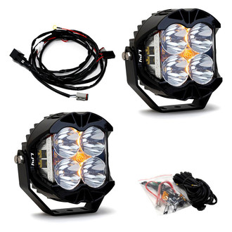 Baja Designs® - LP4 Pro™ 5.1" Round LED Lights, with Amber DRL