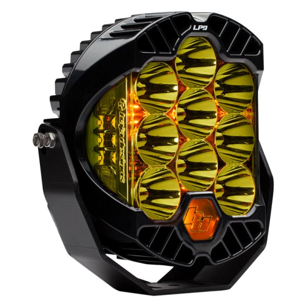 Baja Designs® - LP9 Pro™ 8" 105W/2.8W Round Spot Beam Amber LED Light