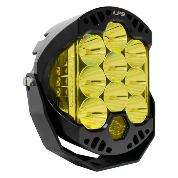 Baja Designs® - LP9™ Racer Edition 8" 105W/2.8W Round High Speed Spot Beam Amber LED Light
