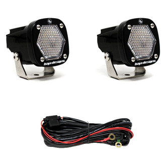Baja Designs® - S1™ 2.1" 2x20W Square Work/Scene Beam LED Lights