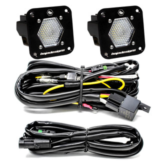Baja Designs® - S1™ Flush Mount 2.1" 2x20W Square Work/Scene Beam LED Lights