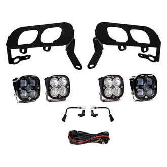 Baja Designs® - Fog Light Location Mounted Squadron Sport™ and Squadron SAE™ 3" 2x26W/2x22W Square Driving/Combo Beam LED Light Kit