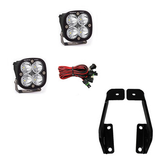Baja Designs® - A-Pillar Mounted Squadron Sport™ 3" 2x26W Square Driving/Combo Beam LED Lights Kit