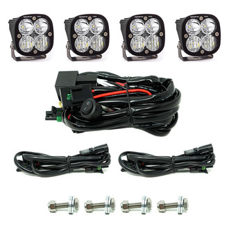 Baja Designs® - Grille Mounted Squadron Pro™ 3" 4x40W Driving/Combo Beam LED Light Kit