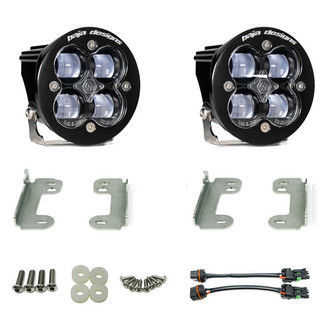 Baja Designs® - Fog Light Location Mounted Squadron-R SAE™ 3.1" 2x22W Round Wide Cornering Beam LED Light Kit