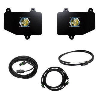 Baja Designs® - S1™ 2.1" 2x20W Square Wide Cornering Beam LED Light Kit, with Upfitter