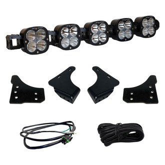 Baja Designs® - Front Bumper Mounted XL Linkable™ 130W Dual Row Multi-Pattern Beam LED Light Bar Kit, with Upfitter
