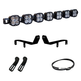 Baja Designs® - Front Bumper Mounted XL Linkable™ 182W Dual Row Multi-Pattern Beam LED Light Bar Kit, with Upfitter