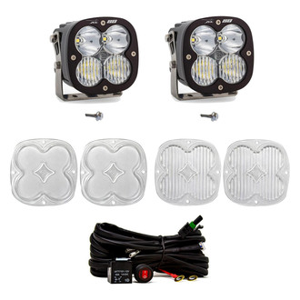 Baja Designs® - A-Pillar Mounted XL80™ 4.4" 2x80W Square Driving/Combo Beam LED Light Kit