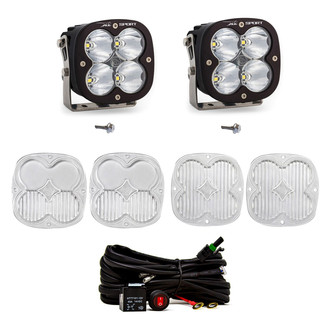 Baja Designs® - A-Pillar Mounted XL Sport™ 4.43" 2x26W Square Driving/Combo Beam LED Light Kit