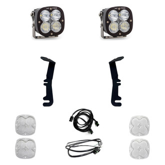 Baja Designs® - A-Pillar Mounted XL Pro™ 4.43" 2x40W Square Driving/Combo Beam LED Light Kit