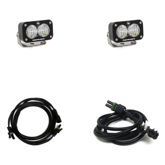 Baja Designs® - Reverse Mounted S2 Sport™ 2.93" 2x12W Rectangular Wide Cornering Beam LED Light Kit