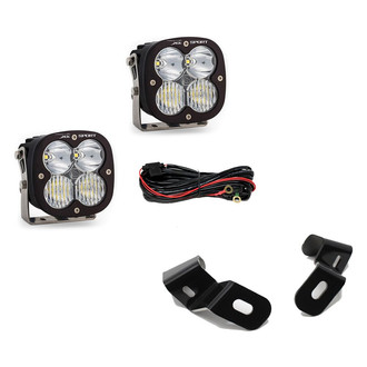 Baja Designs® - A-Pillar Mounted XL Sport™ 4.43" 2x26W Square Driving/Combo Beam LED Light Kit