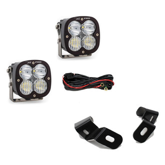 Baja Designs® - A-Pillar Mounted XL Pro™ 4.43" 2x40W Square Driving/Combo Beam LED Light Kit