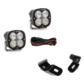 Baja Designs® - A-Pillar Mounted XL80™ 4.4" 2x80W Square Driving/Combo Beam LED Light Kit