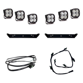 Baja Designs® - Grille Mounted Squadron Sport™ 3" 6x26W Square Driving/Spot/Wide Cornering Beam LED Light Kit
