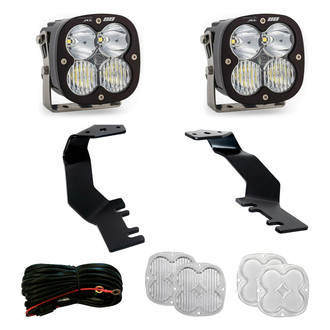Baja Designs® - A-Pillar Mounted XL80™ 4.4" 2x80W Square Driving/Combo Beam LED Light Kit