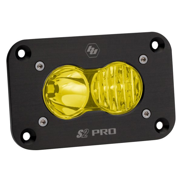 Baja Designs® - S2 Pro™ Flush Mount 3"x2" 24W Driving/Combo Beam Amber LED Light