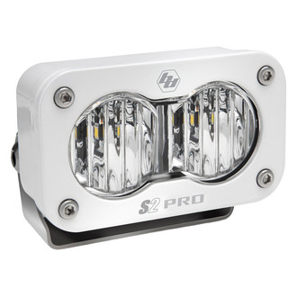 Baja Designs® - S2™ 3"x2" 24W Rectangular White Housing Wide Cornering Beam LED Light