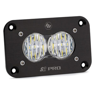 Baja Designs® - S2 Pro™ Flush Mount 3"x2" 24W Rectangular Wide Cornering Beam LED Light