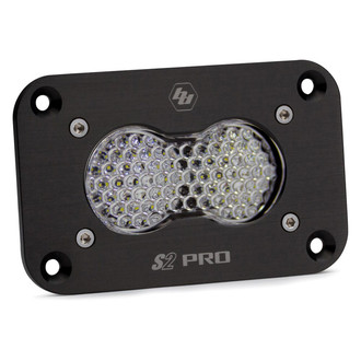 Baja Designs® - S2 Pro™ Flush Mount 3"x2" 24W Rectangular Work/Scene Beam LED Light