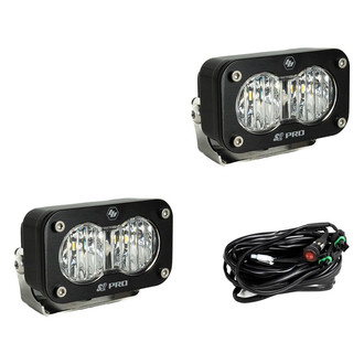 Baja Designs® - S2 Pro™ 3"x2" 2x24W Rectangular Wide Cornering Beam LED Lights
