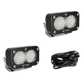 Baja Designs® - S2 Pro™ 3"x2" 2x24W Rectangular Work/Scene Beam LED Lights