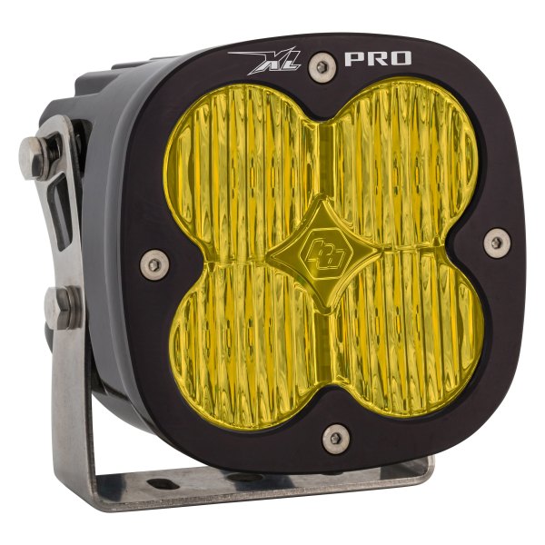 Baja Designs® - XL Pro™ 4.43" 40W Square Wide Cornering Beam Amber LED Light