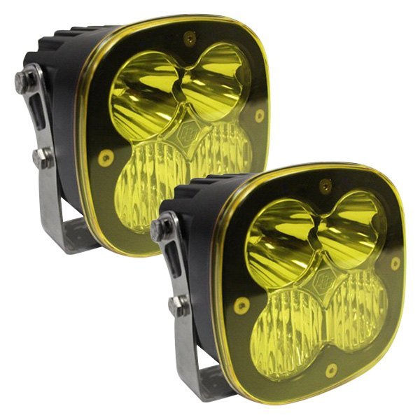 Baja Designs® - XL Pro™ 4.43" 2x40W Square Driving/Combo Beam Amber LED Lights