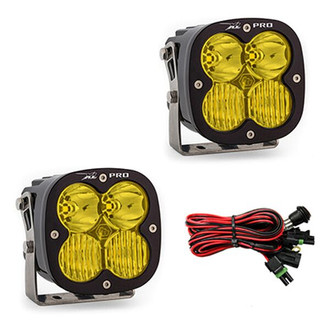 Baja Designs® - XL Pro™ 4.43" 2x40W Square Driving/Combo Beam Amber LED Lights